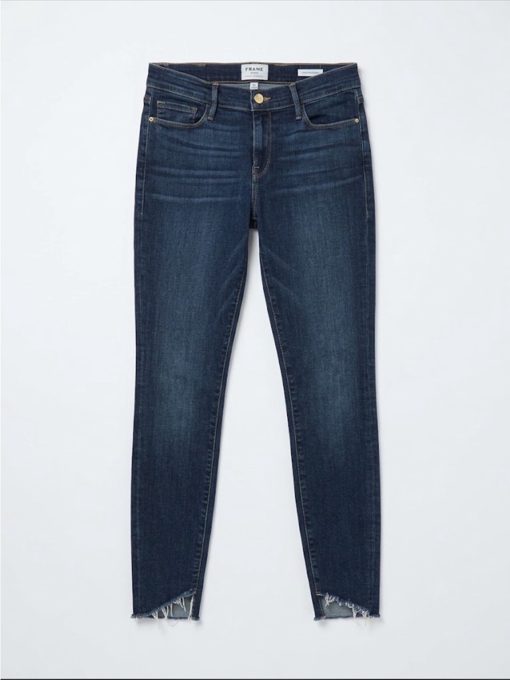 Frame Denim Distressed Ankle Jeans